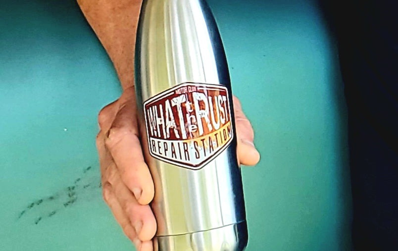 New! What The Rust repair shop sticker