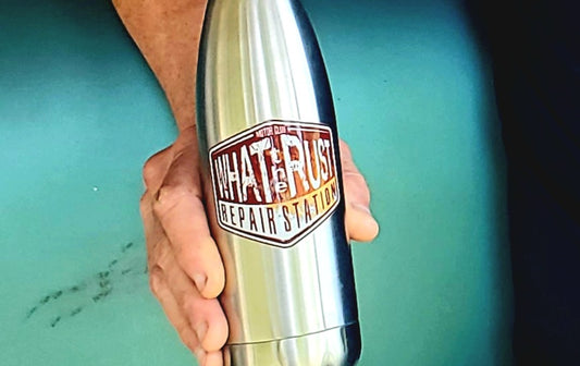 New! What The Rust repair shop sticker