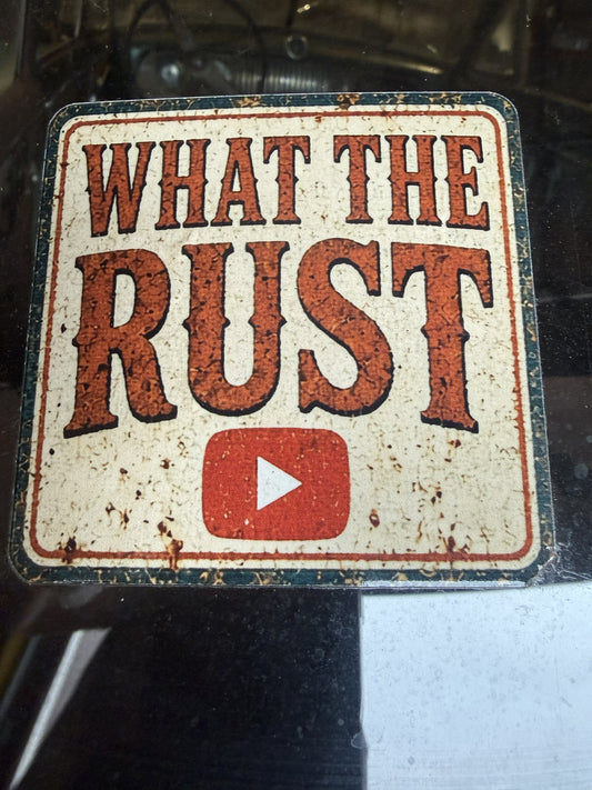 What The Rust logo sticker