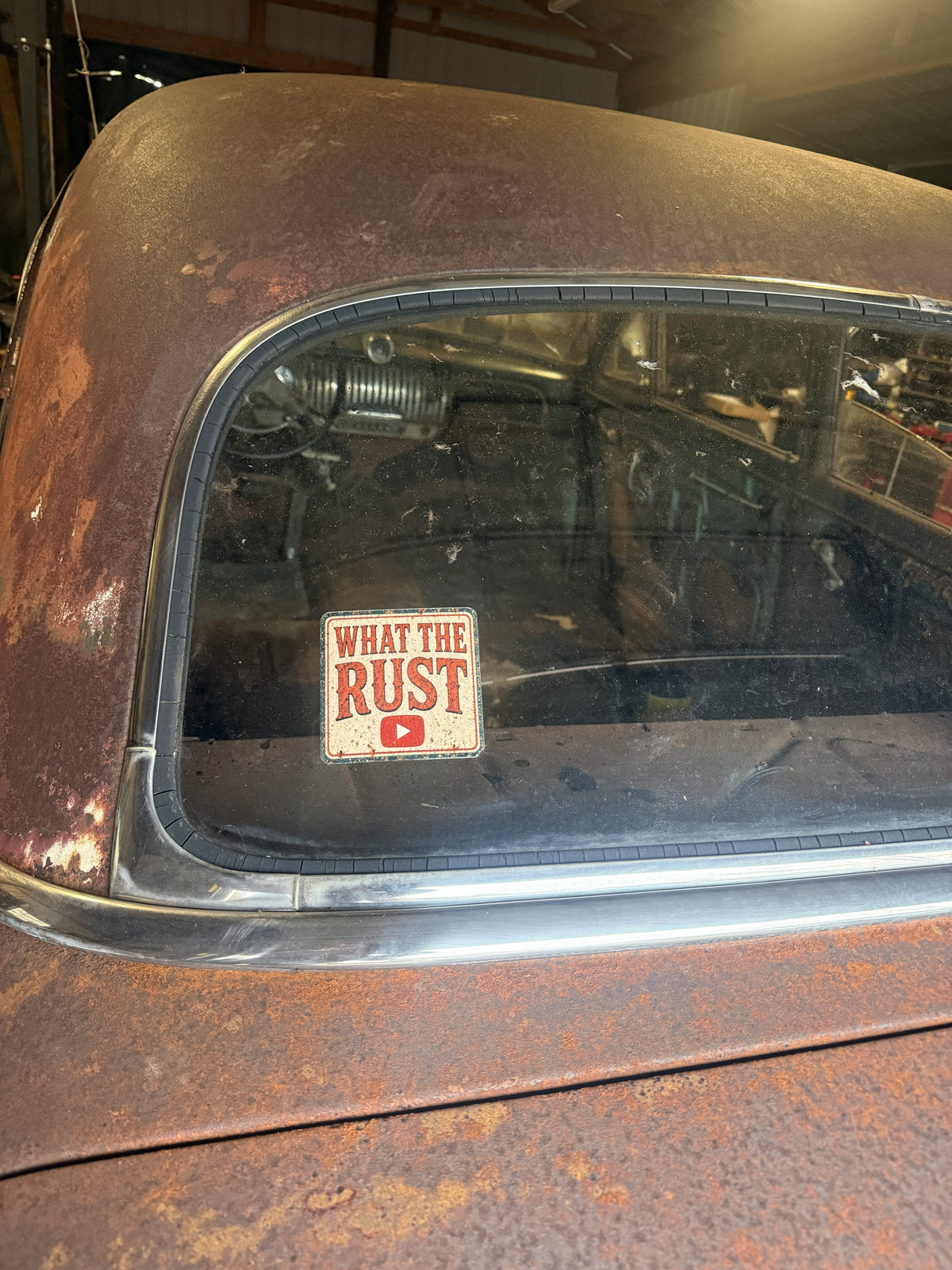 What The Rust logo sticker